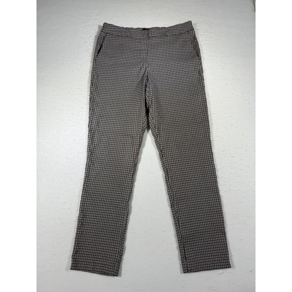Massimo Fabbro Italy Women's Plaid Straight Leg Pants Size 8